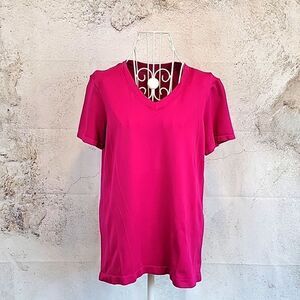 Champion Gear compression athletic t-shirt in fuscia pink Women's Size L